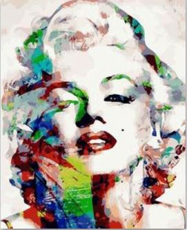 Marilyn Monroe Portrait - Paint by Numbers