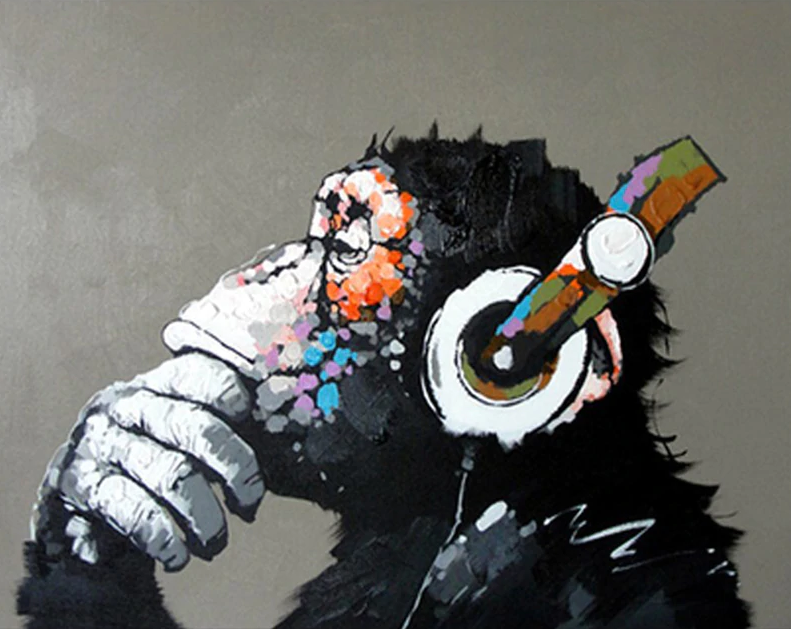Musical Monkey Painting Kit