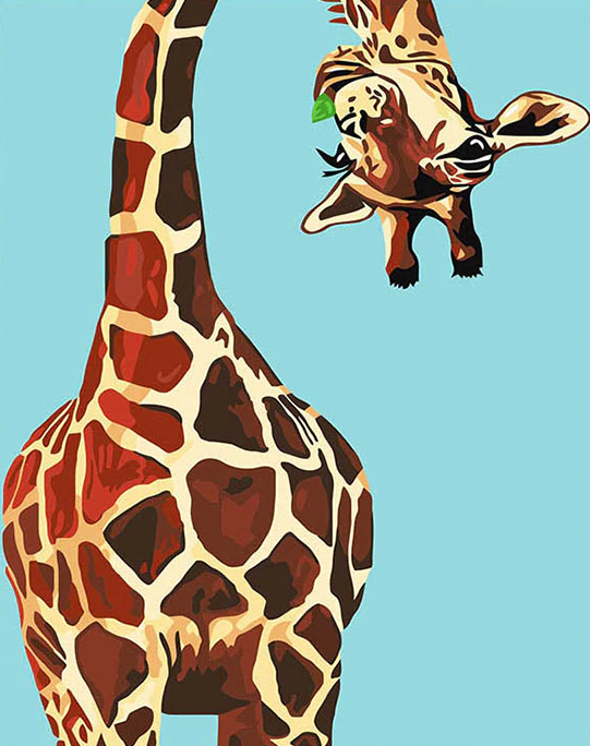 Naughty Giraffe Painting Kit