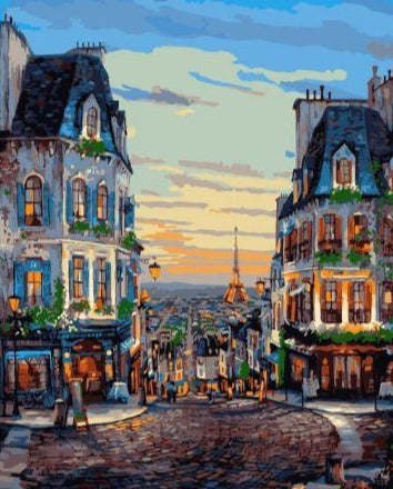 Nice Neighborhood - Paint by Numbers Kit