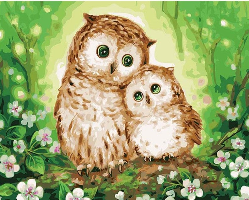 Two Owls painting
