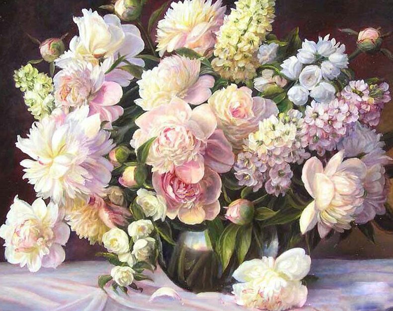 Colorful Flowers painting kit