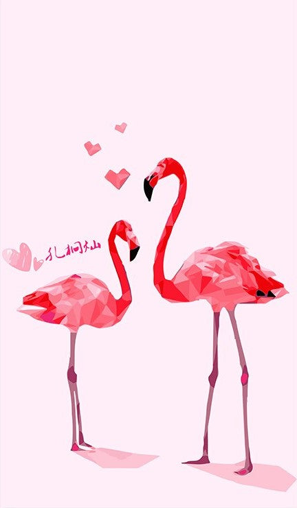 Pink Flamingo Painting Kit