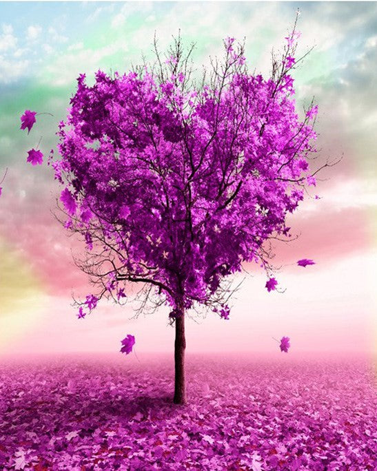 Purple Tree painting kit