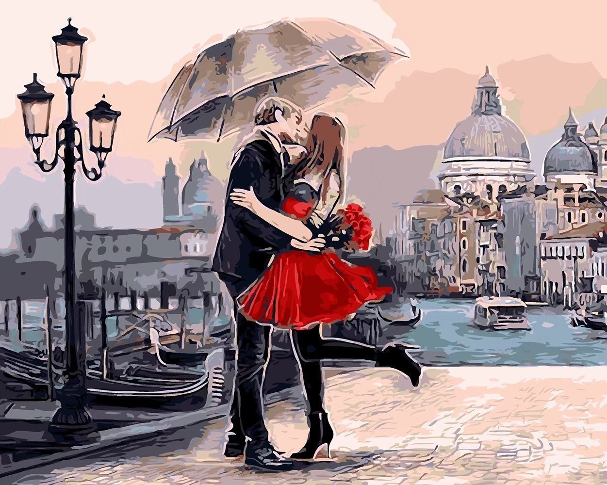 Romantic Couple Kissing kit