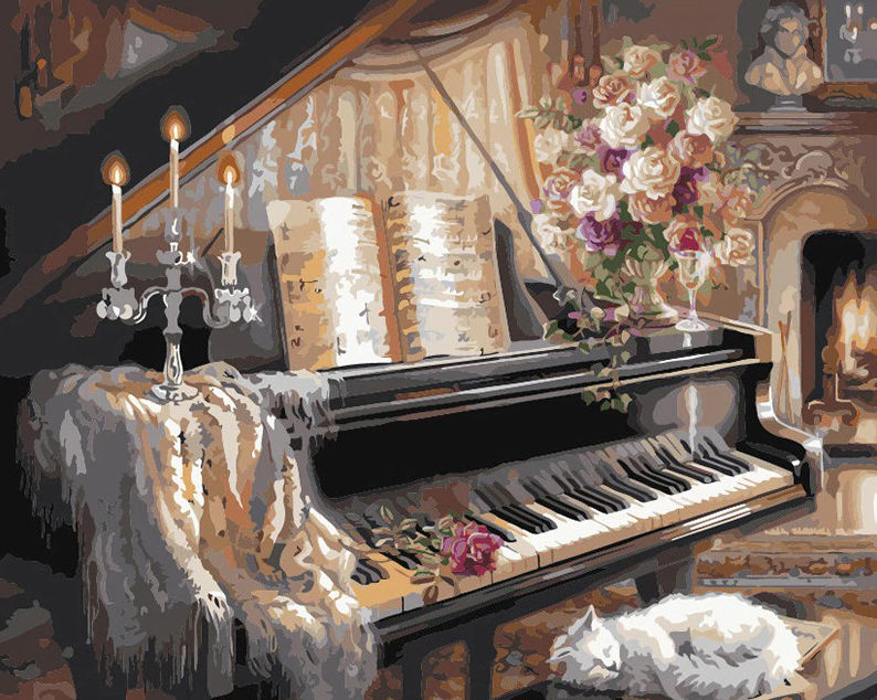Romantic Piano Painting Kit