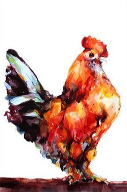 Rooster Painting - Painting Kit