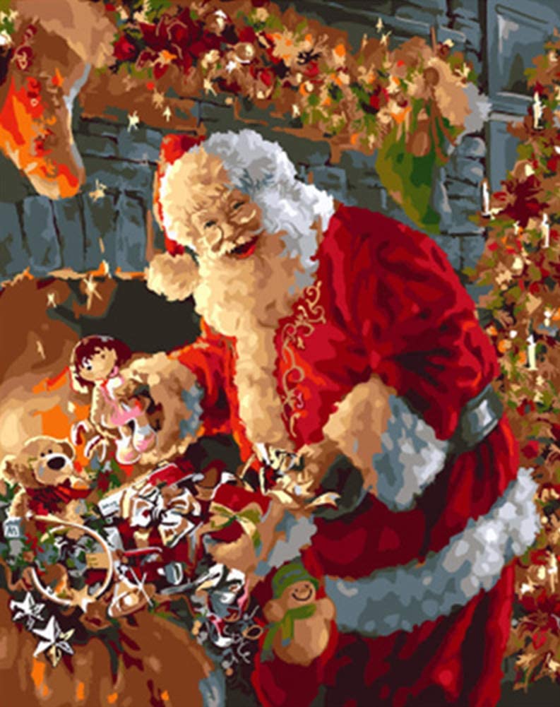 Santa Clause Paint By Number