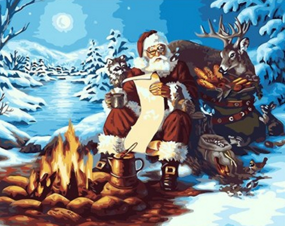 Santa Claus In Jungle