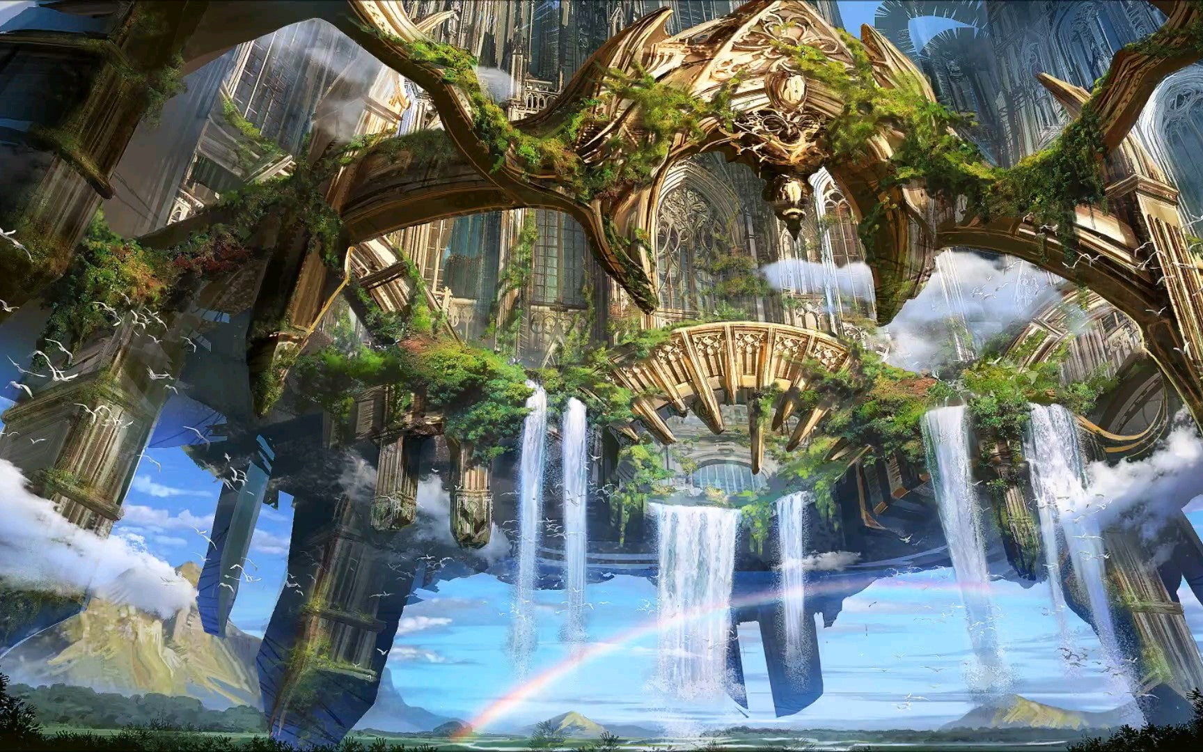 Sky City Fantasy Paint By Numbers