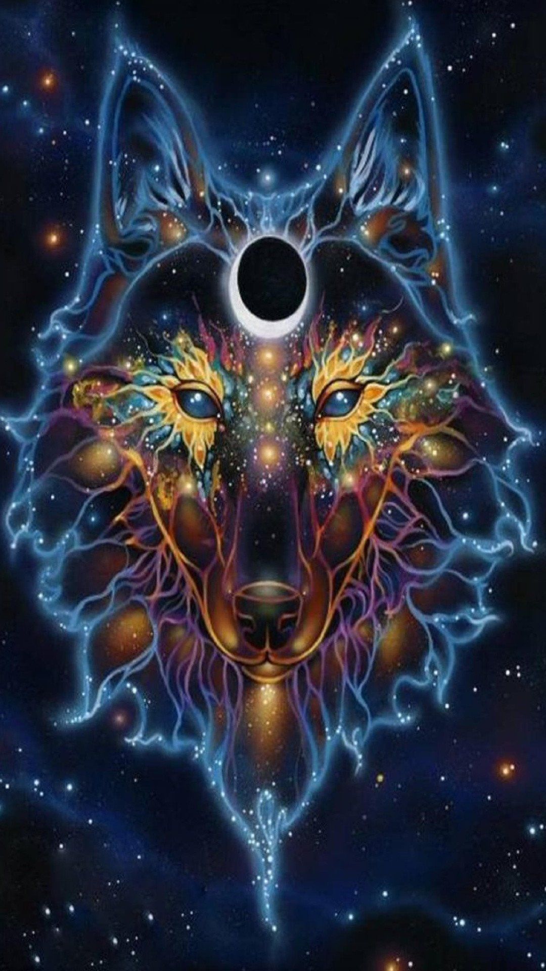 Spiritual Wolf Paint By Number