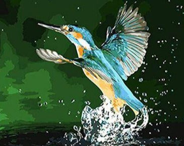 A Birds Struggle - Paint by Numbers