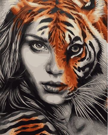 The Lion Girl Painting Kit