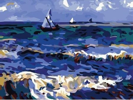 Boats Painting - Paint by Numbers Kit