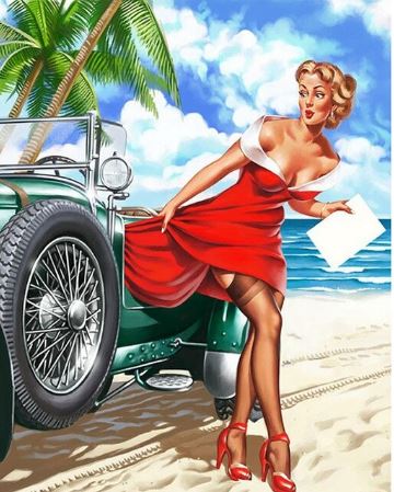 The Vintage Painting - Paint by Numbers