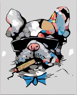 The Thug Dog - Painting  Kit