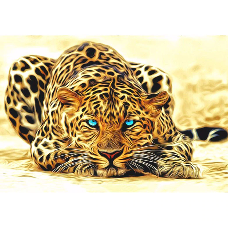 Tiger With Blue Eyes Kit