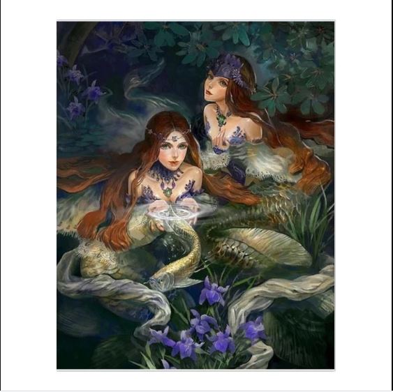 Two Beautiful Mermaids Painting Kit
