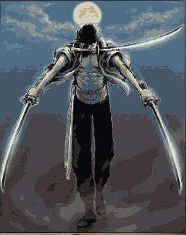 Two Swords Anime - Paint by Numbers