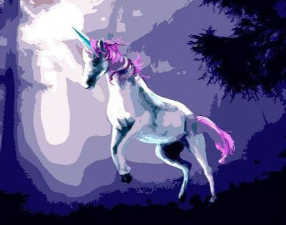 Unicorn Painting - Paint by Numbers Kit
