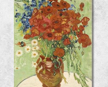 Van Gogh Flower Vase Painting - Paint by Numbers