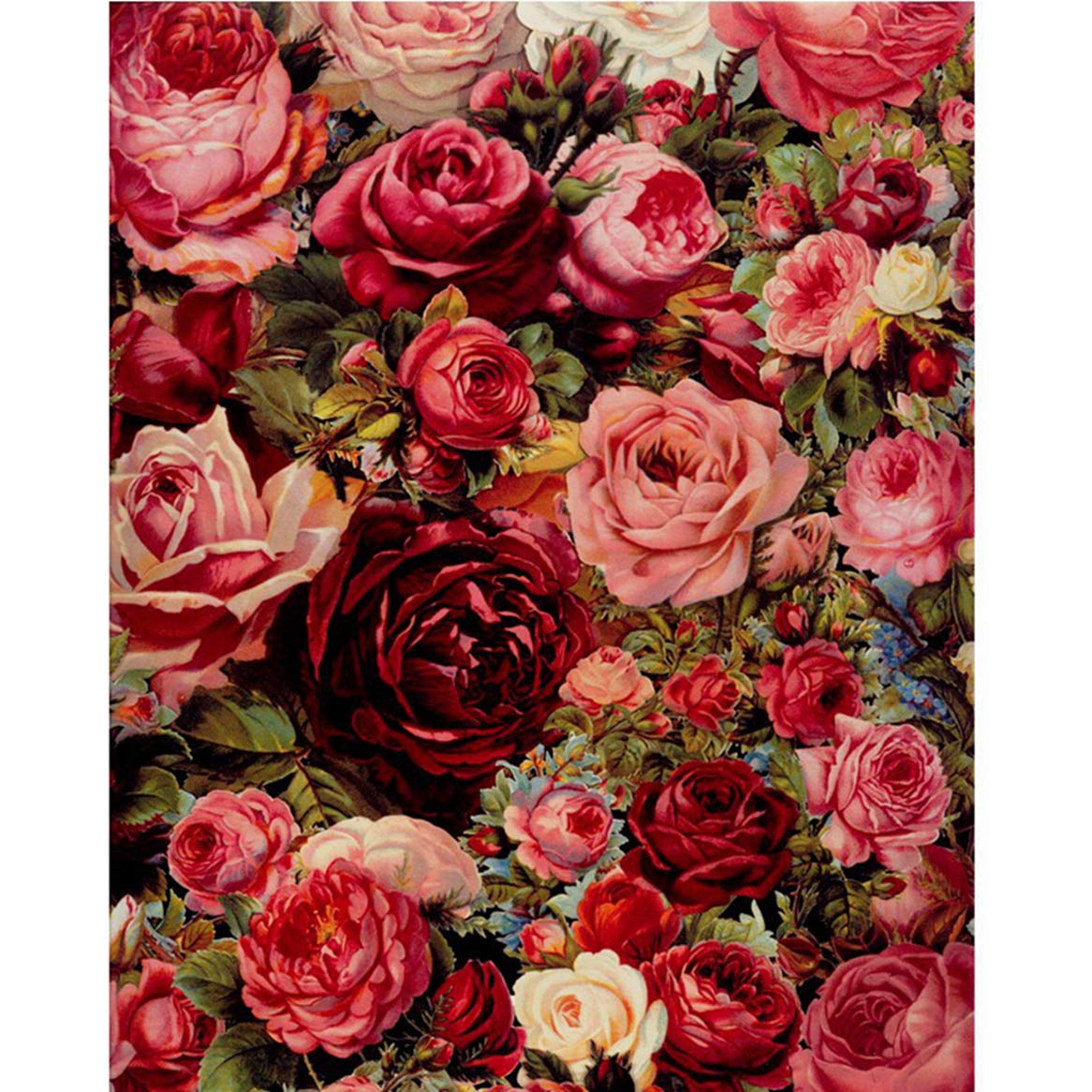 Vintage Flowers Painting Kit