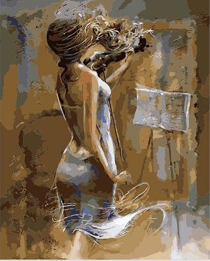 Violin Dancers Painting - Paint by Numbers Kit