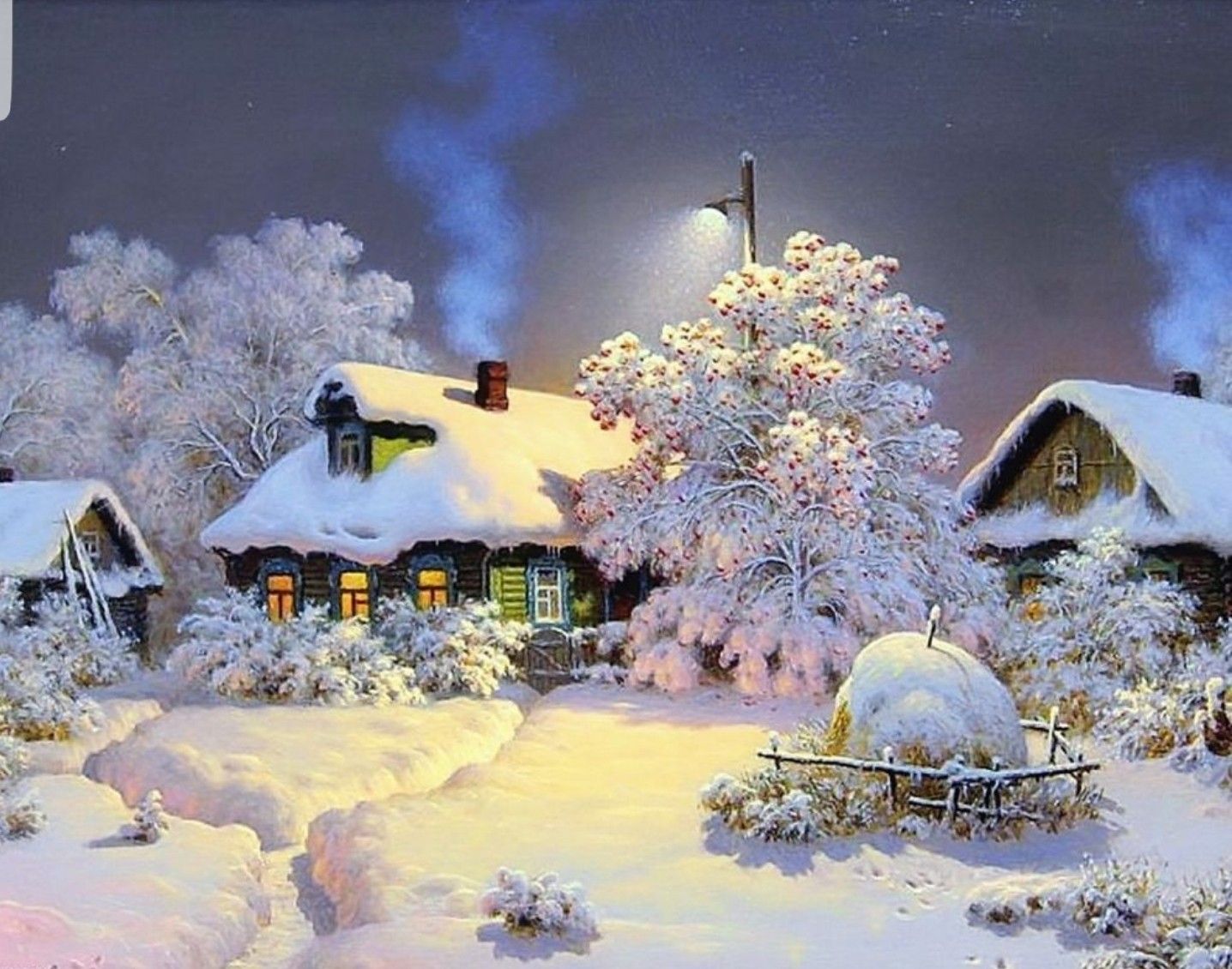 Winter Landscape Painting