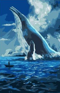 Giant Sea Whale - Paint by Numbers