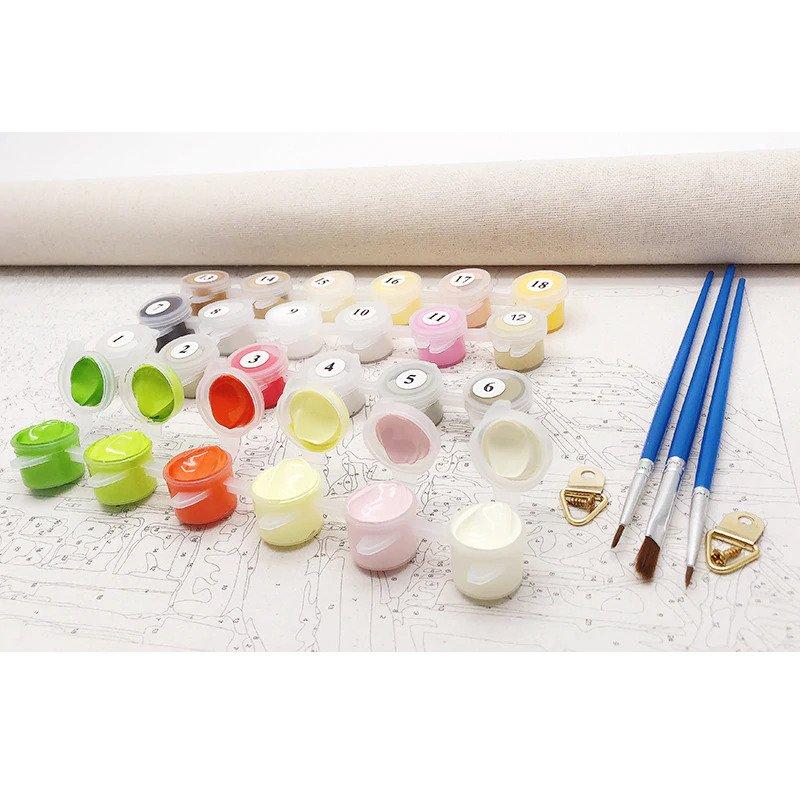 Colorful DIY kit - Paint by Numbers