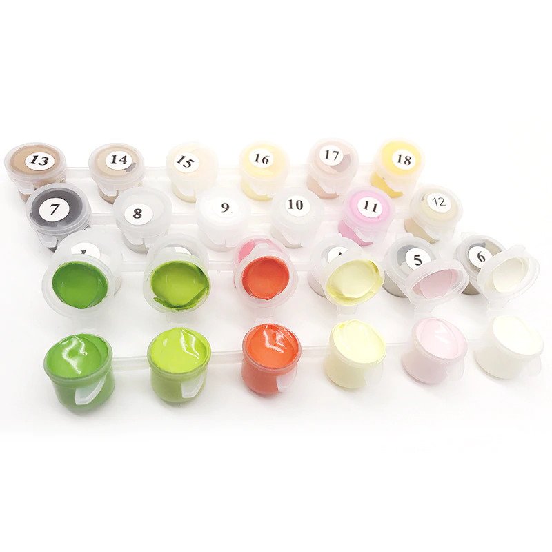 Turtol Beautiful Paint By Numbers kit