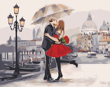 Love Kiss - Paint by Numbers Kit