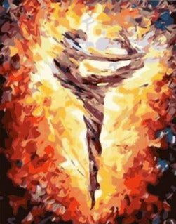 Single Legged Dancer - Abstract Painting Art Kit